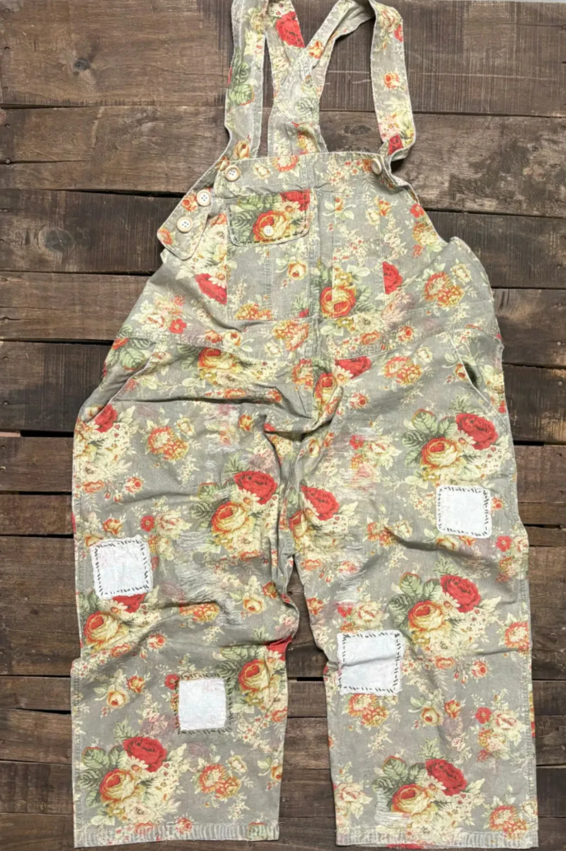 Endless Travels Overalls - Floral Meadow