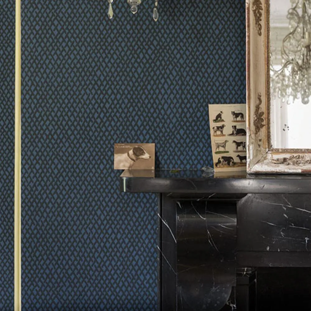 Farrow & Ball Wallpaper Amime BP4405 Deep Navy