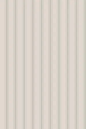 Farrow & Ball Wallpaper Block Print Stripe BP757 Grey / White