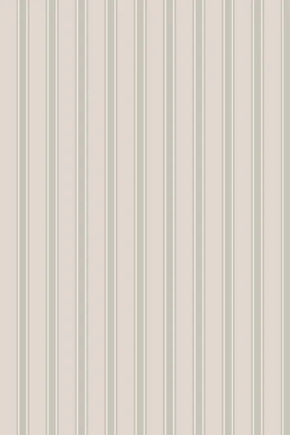 Farrow & Ball Wallpaper Block Print Stripe BP757 Grey / White