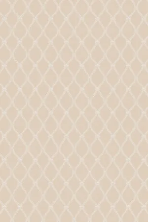 Farrow & Ball Wallpaper Crivelli Trellis BP 3104 White/Beige