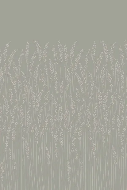 Farrow & Ball Wallpaper Feather Grass BP5102 Dark Grey