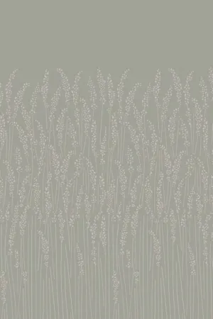 Farrow & Ball Wallpaper Feather Grass BP5102 Dark Grey