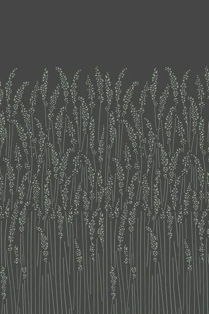 Farrow & Ball Wallpaper Feather Grass BP5106 Black