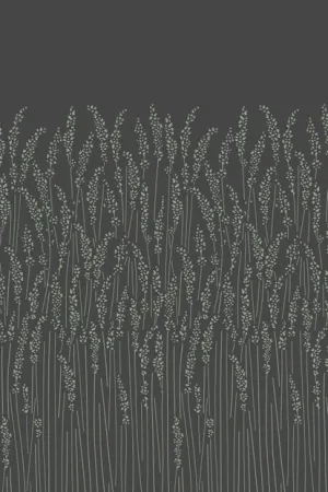 Farrow & Ball Wallpaper Feather Grass BP5106 Black