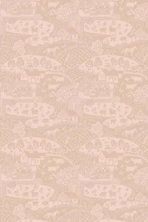 Farrow & Ball Wallpaper Gable BP5406 Pink