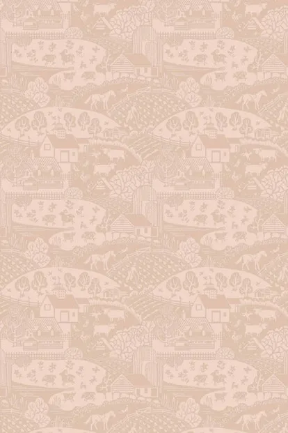 Farrow & Ball Wallpaper Gable BP5406 Pink