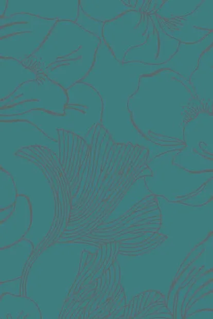 Farrow & Ball Wallpaper Helleborus BP5605 Deep Teal