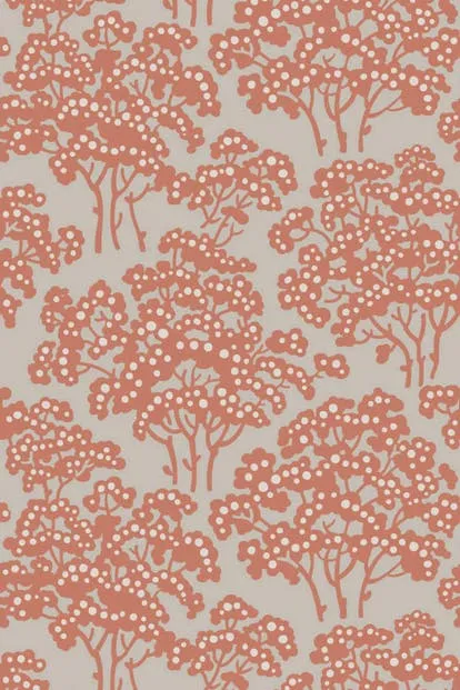 Farrow & Ball Wallpaper Hornbeam BP5004 Light Red