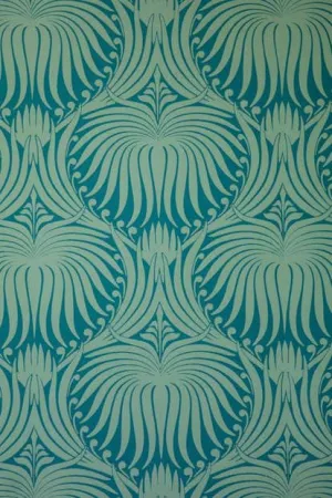 Farrow & Ball Wallpaper Lotus  BP 2064 Vardo/Breakfast Room Green