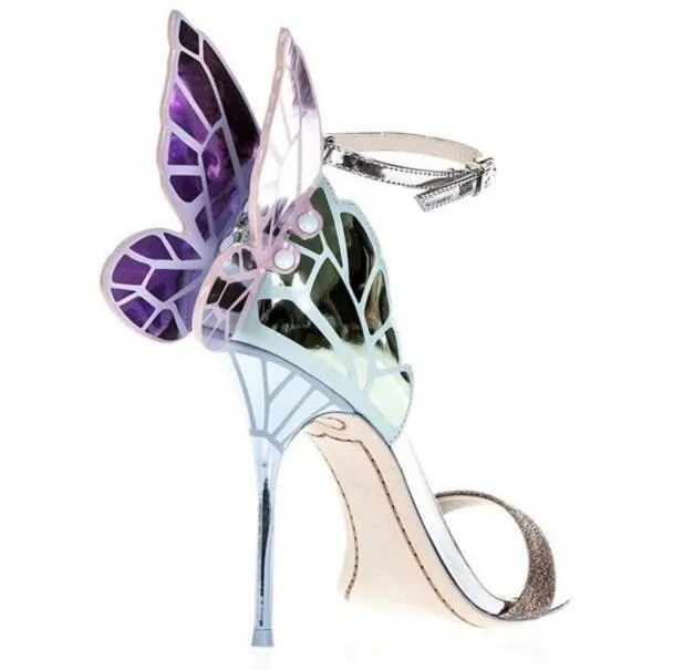 Flitter Feet Butterfly High Heels Party Shoes