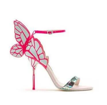 Flitter Feet Butterfly High Heels Party Shoes