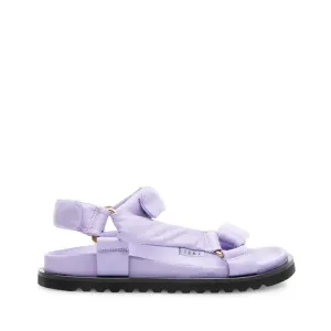 Flora Lavender Leather Sandals