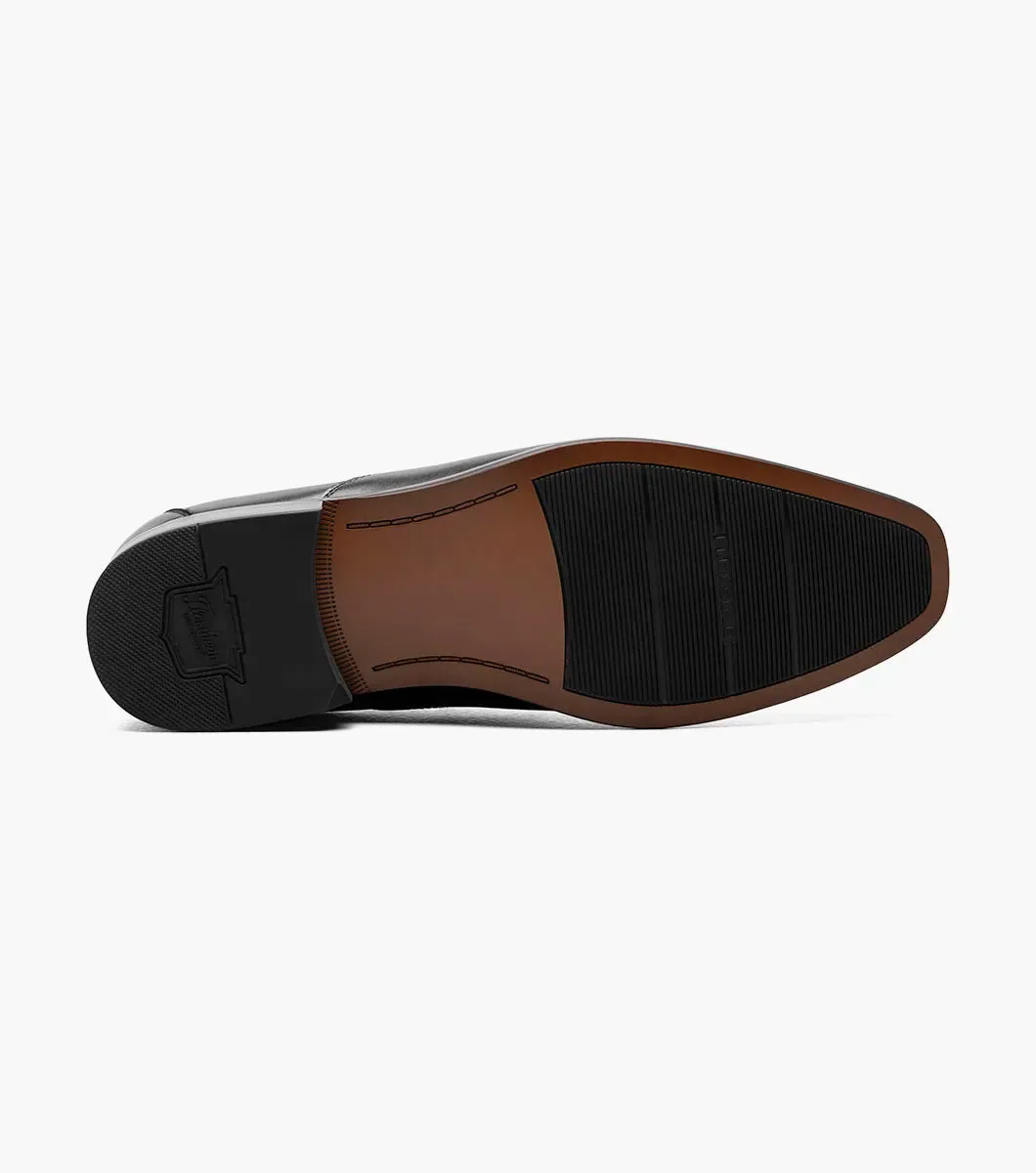 Florsheim Men`s Postino Moc Toe Venetian Slip On-Black