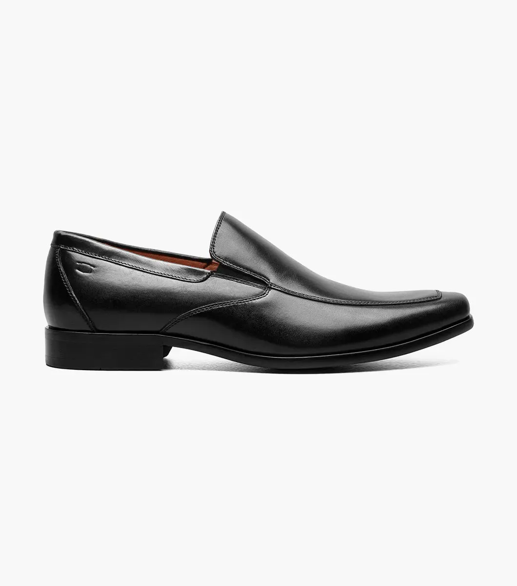 Florsheim Men`s Postino Moc Toe Venetian Slip On-Black