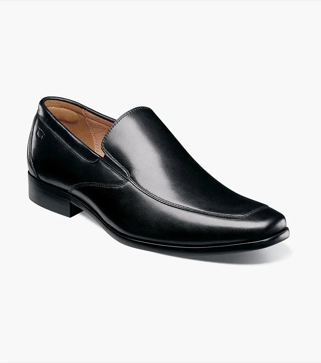 Florsheim Men`s Postino Moc Toe Venetian Slip On-Black