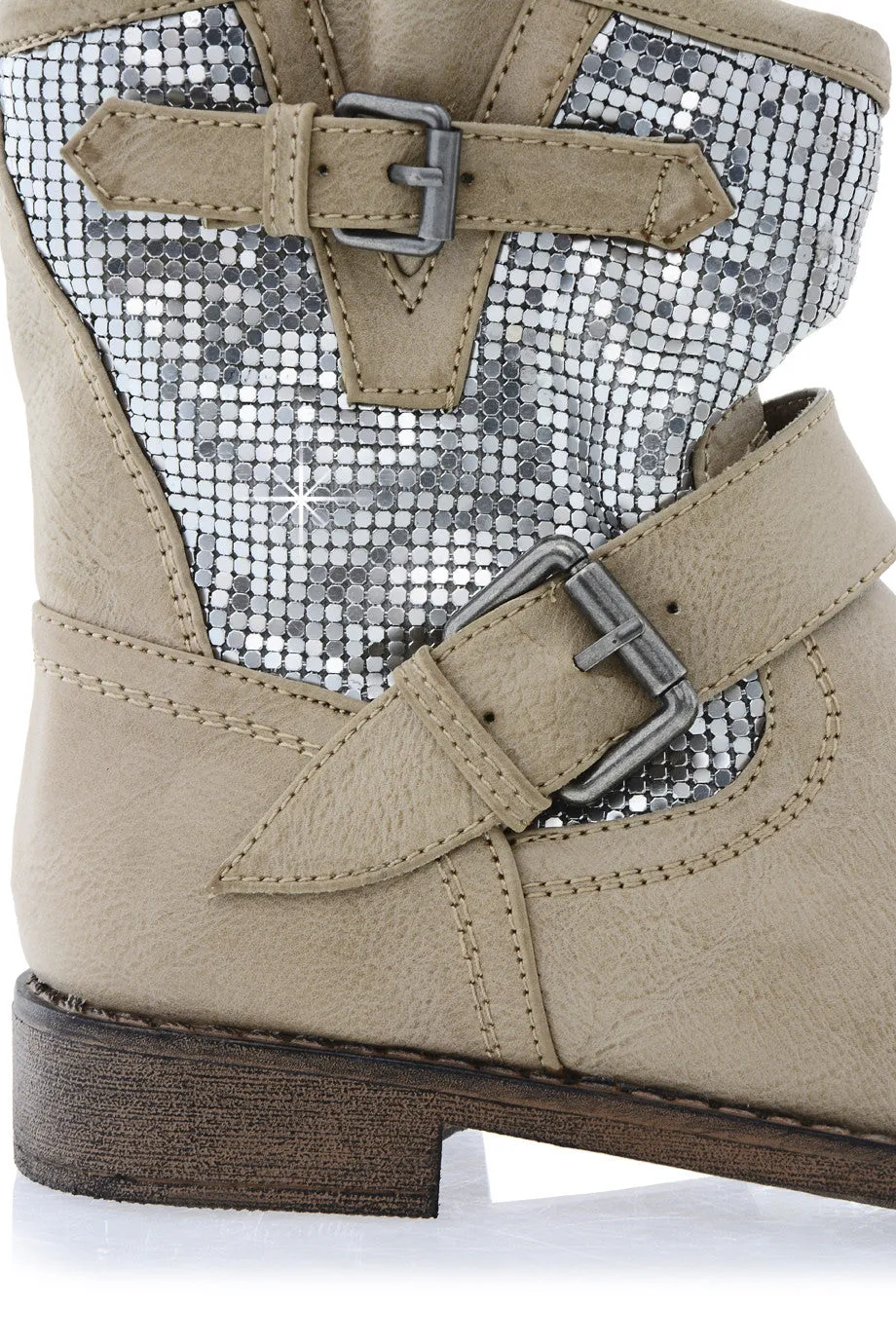 FRANCESCO MILANO CORADO Beige Ankle Boots