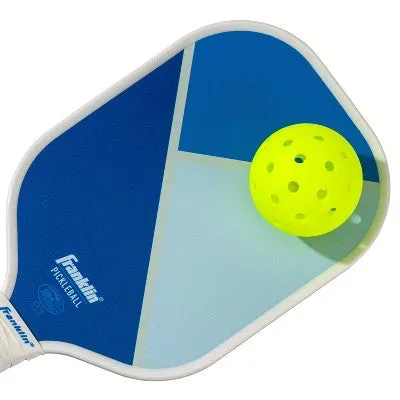 Franklin Sports 2 Player Poly Pro Pickleball Set with Balls - Blue/Light Blue