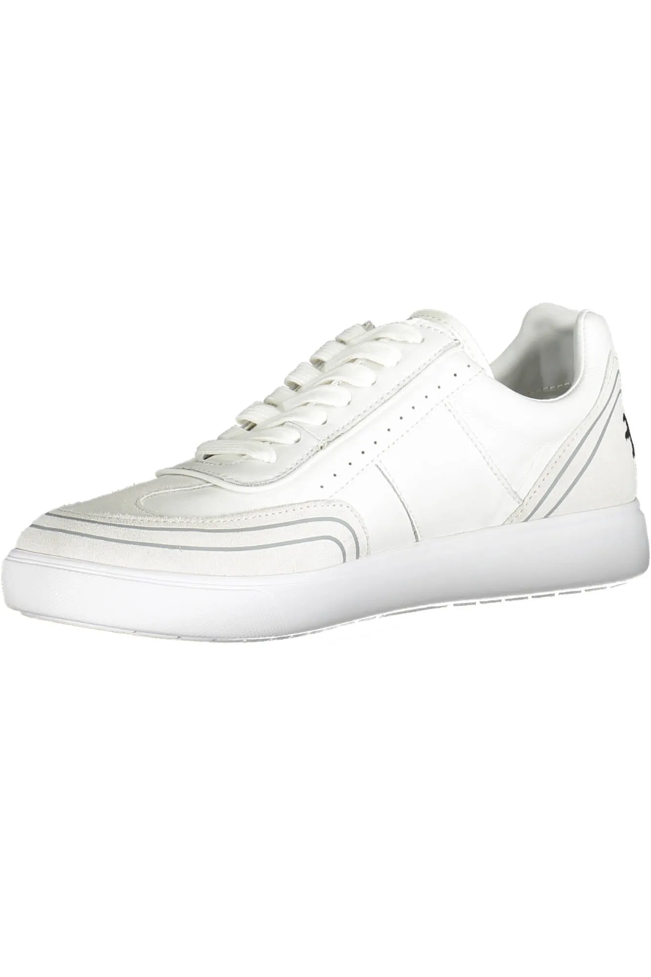 GUESS JEANS MEN&#39;S WHITE SPORTS SHOES