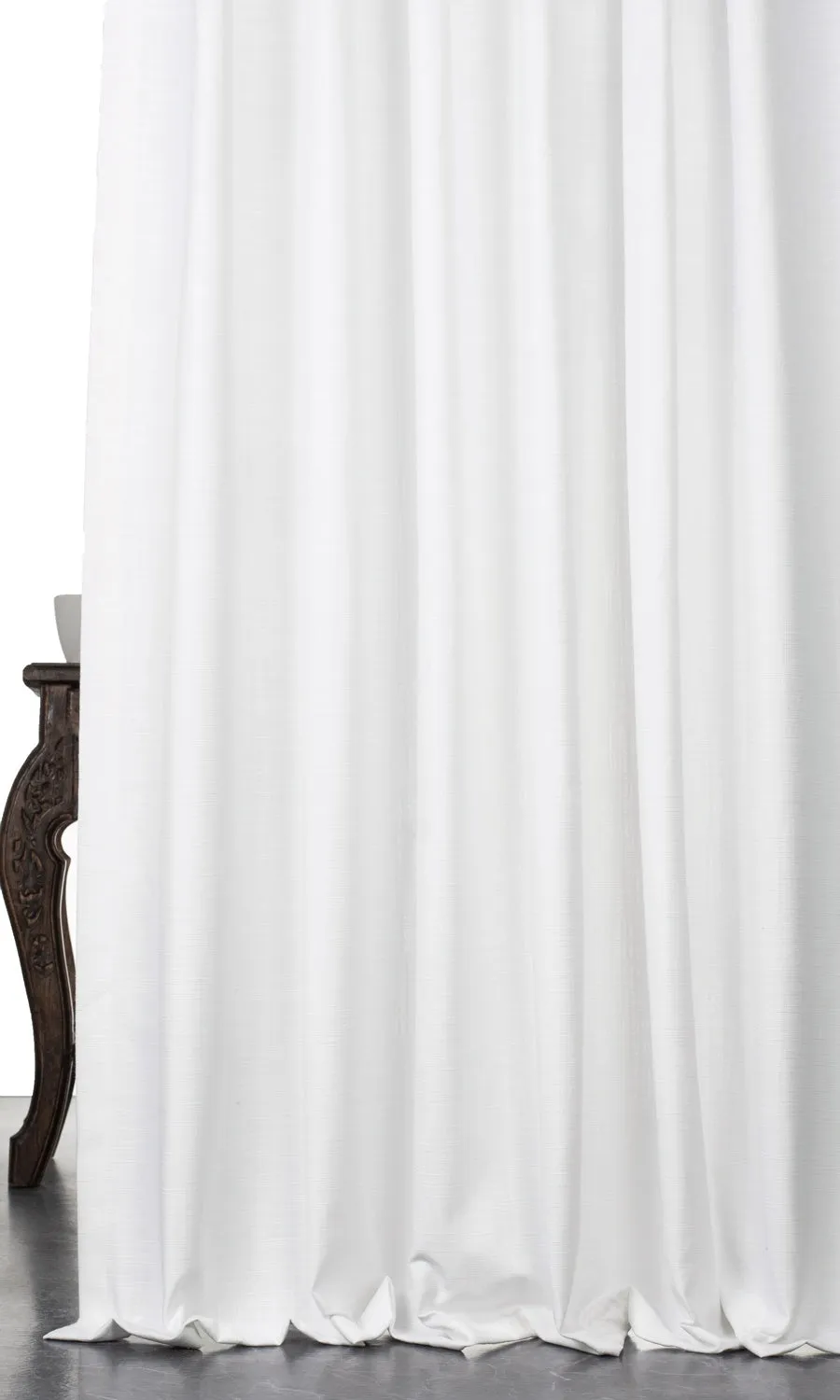 'Heavenly Glow' Linen-Texture Roman Blinds (White)