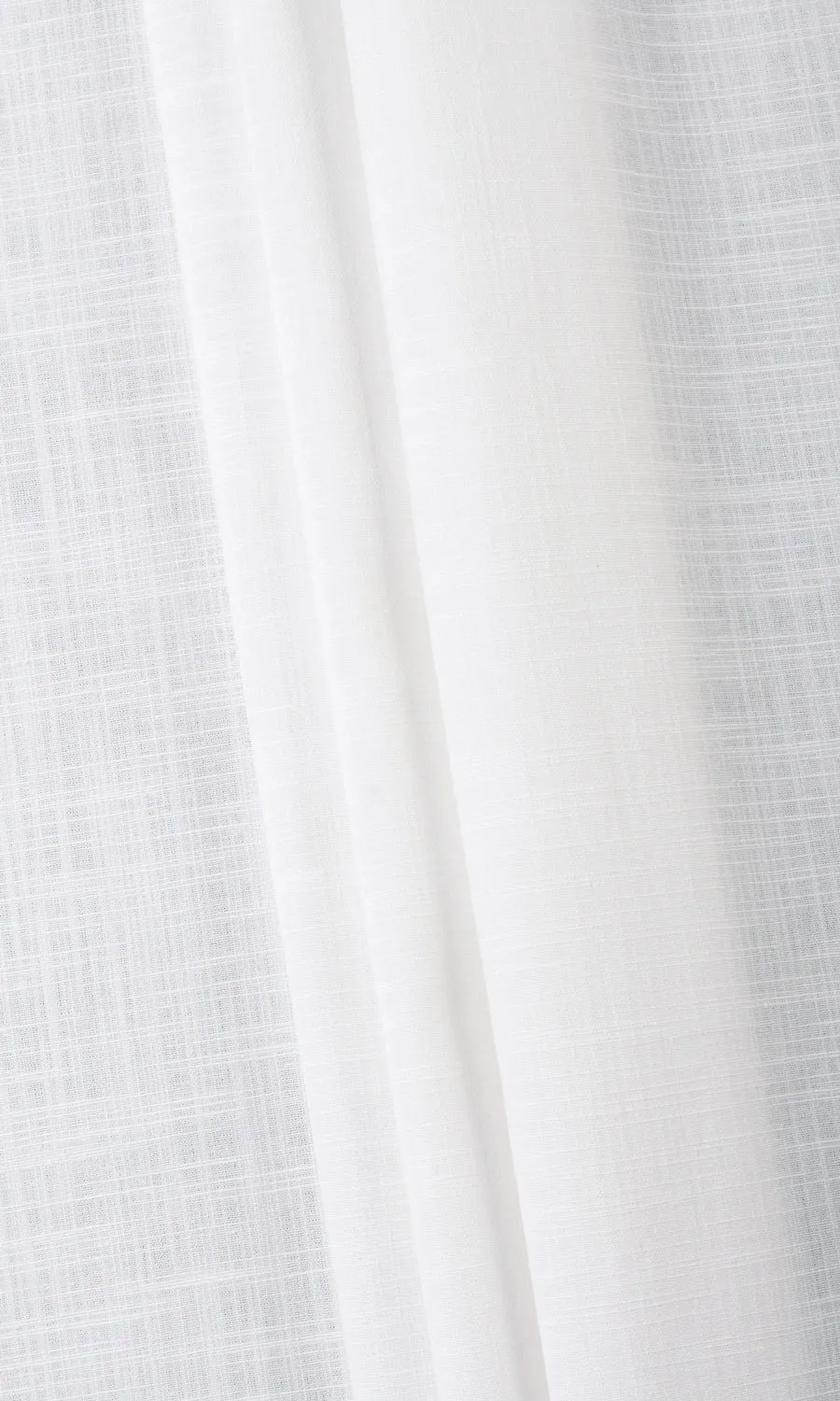 'Heavenly Glow' Linen-Texture Roman Blinds (White)