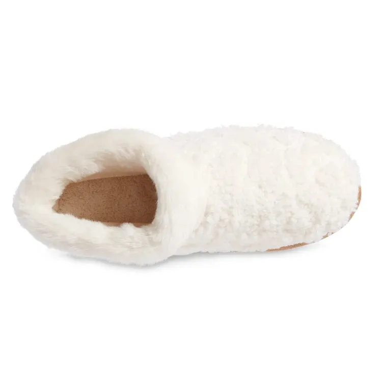 ISOTONER - Cheetah Bootie Slippers with Faux Fur and Memory Foam