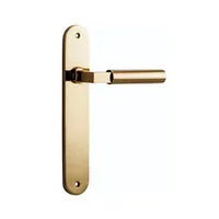 IVER BERLIN DOOR LEVER HANDLE ON OVAL BACKPLATE - CUSTOMISE TO YOUR NEEDS