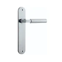 IVER BERLIN DOOR LEVER HANDLE ON OVAL BACKPLATE - CUSTOMISE TO YOUR NEEDS