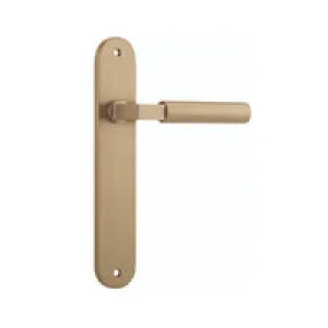 IVER BERLIN DOOR LEVER HANDLE ON OVAL BACKPLATE - CUSTOMISE TO YOUR NEEDS