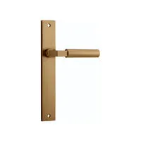 IVER BERLIN DOOR LEVER HANDLE ON RECTANGULAR BACKPLATE - CUSTOMISE TO YOUR NEEDS