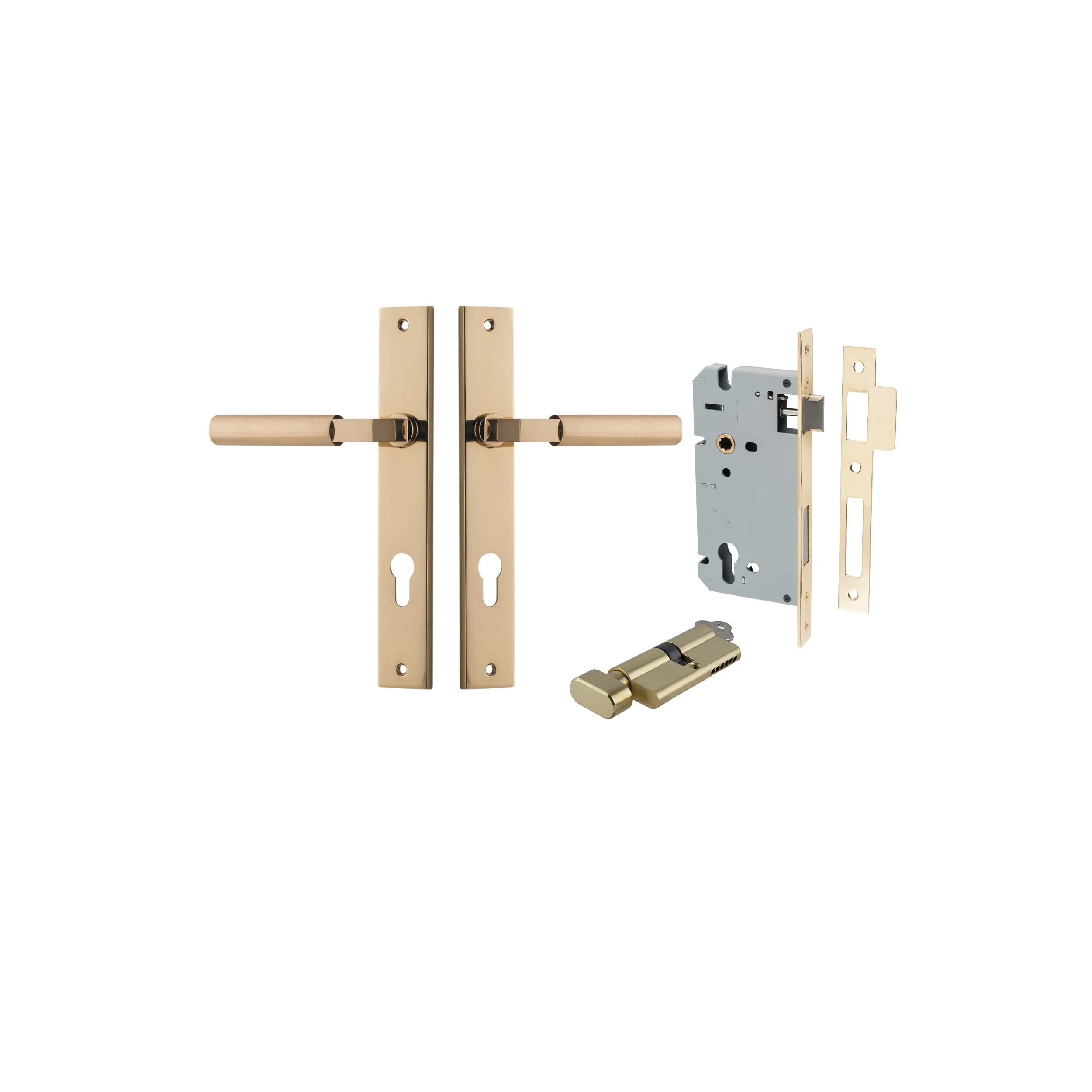 IVER BERLIN DOOR LEVER HANDLE ON RECTANGULAR BACKPLATE - CUSTOMISE TO YOUR NEEDS