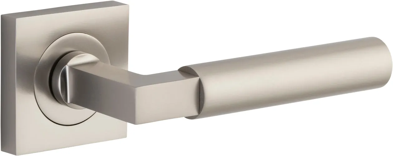 IVER BERLIN DOOR LEVER HANDLE ON SQUARE ROSE- CUSTOMISE TO YOUR NEEDS