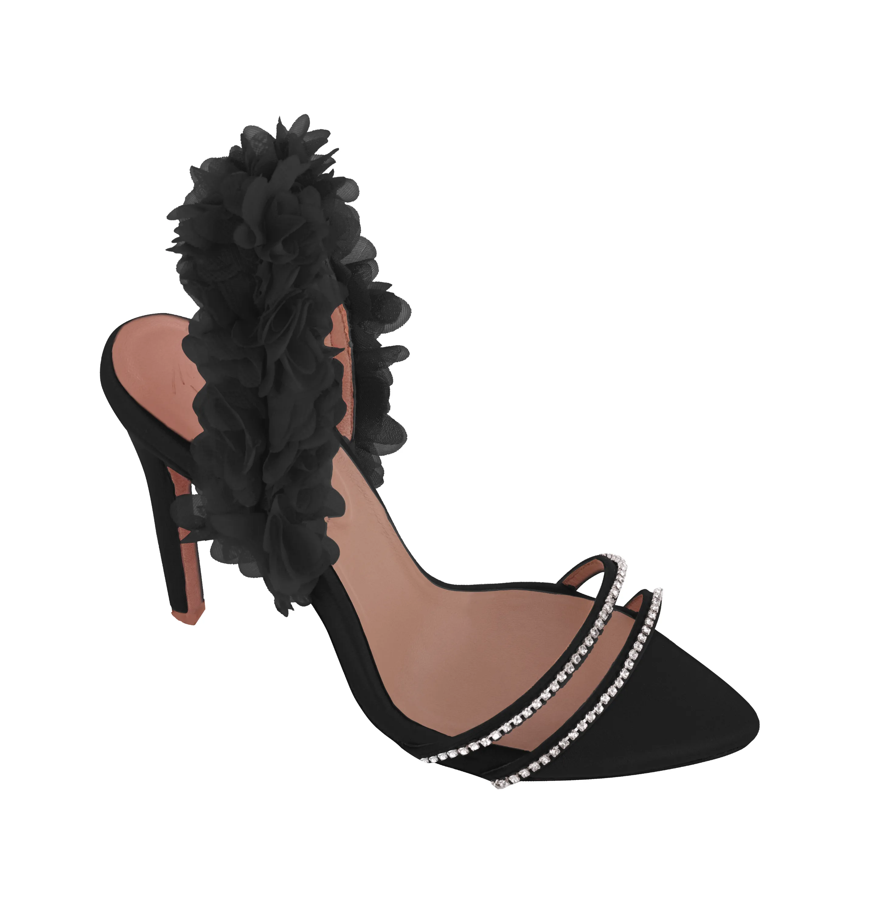 JOYA NIGHT BLACK HEELS