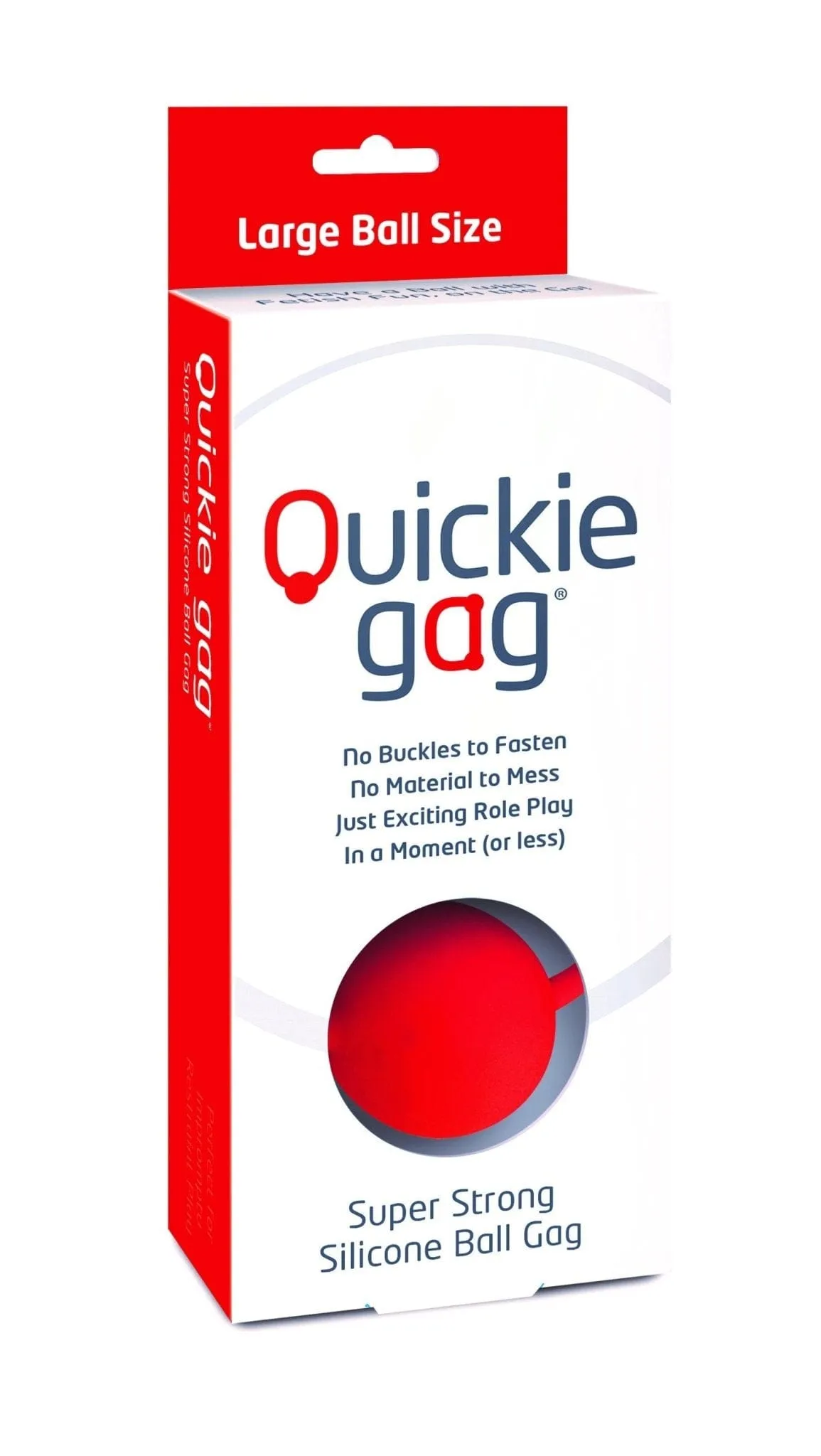 Large Quickie Silicone Ball Gag