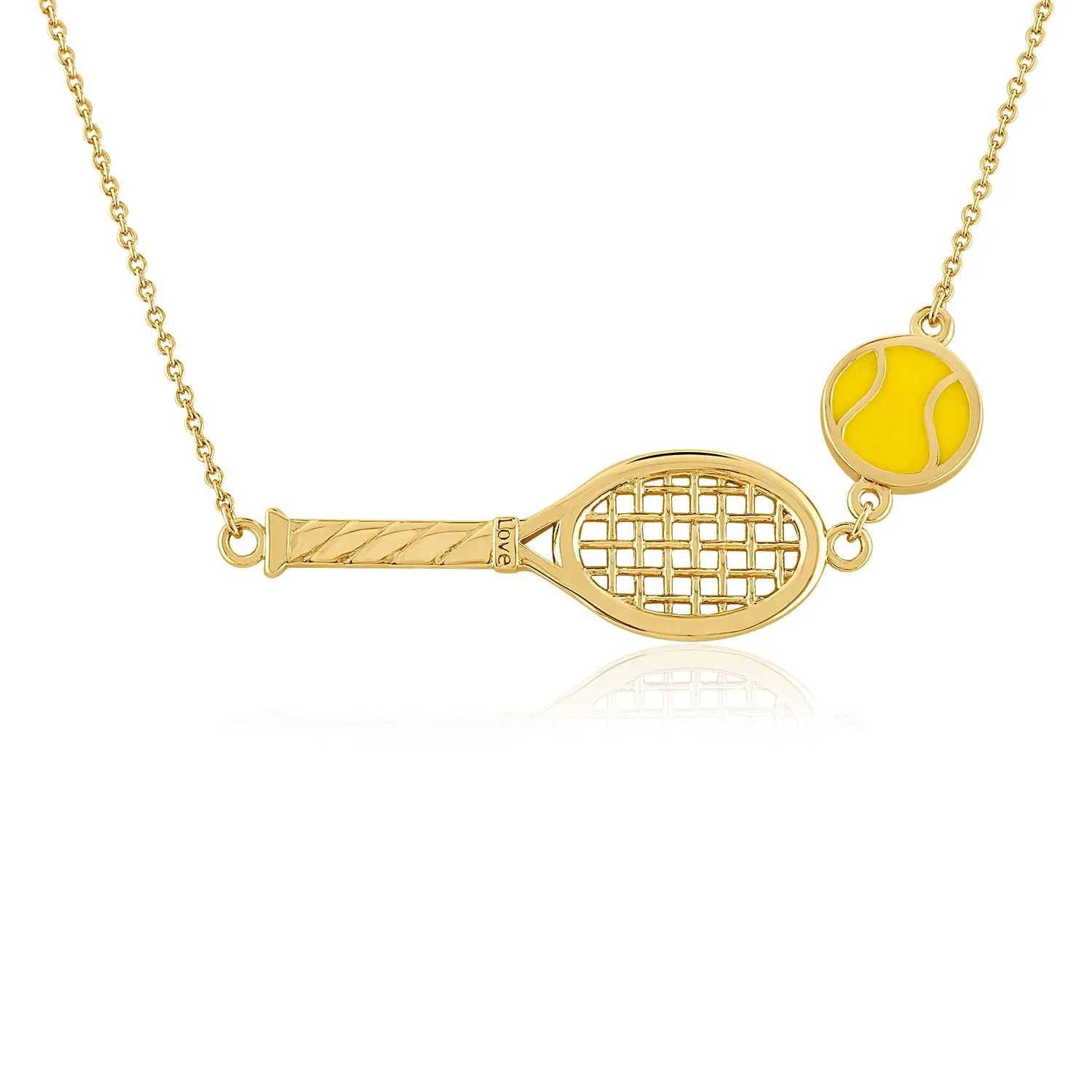 Love Racquet Necklace