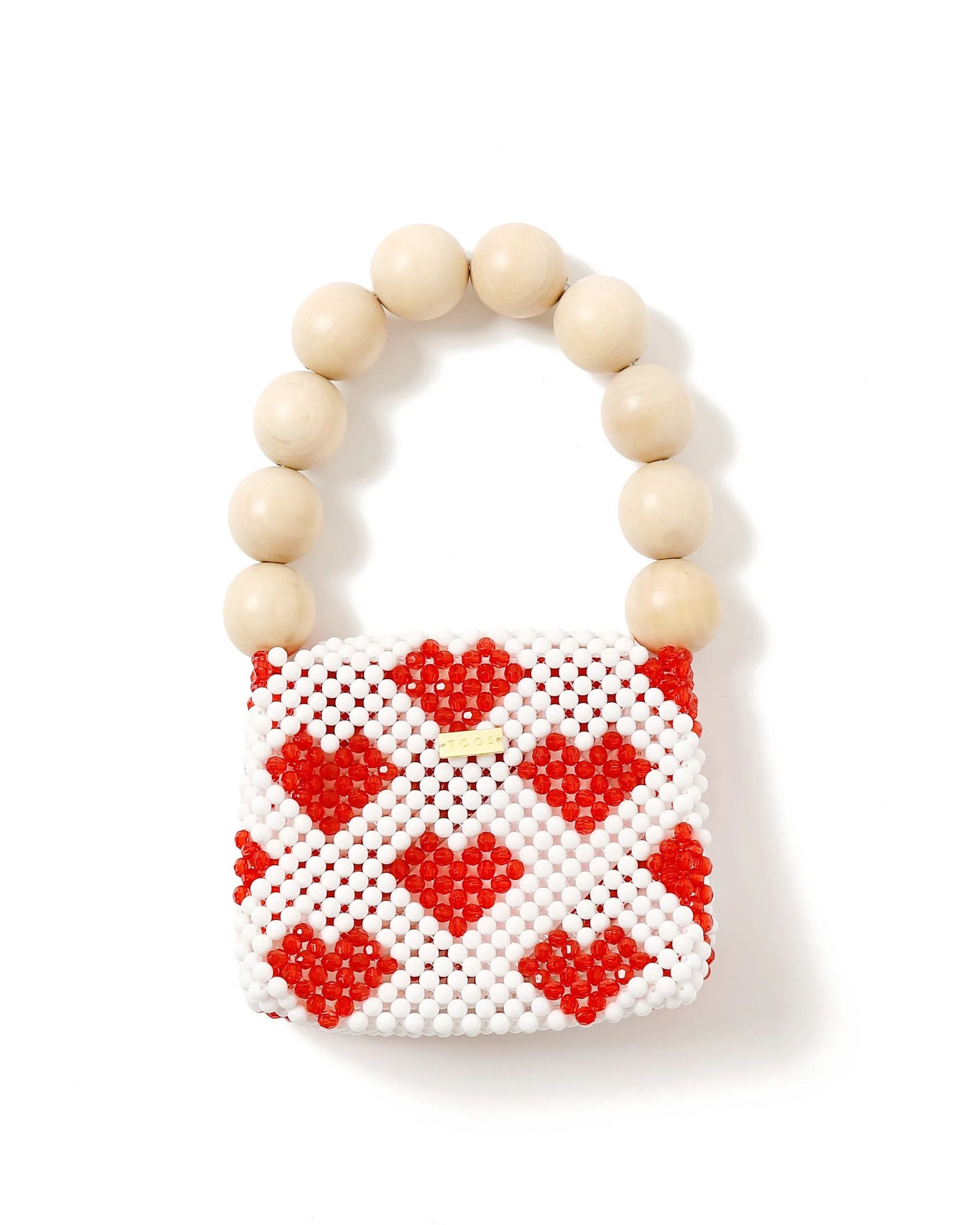 <b>TOOS</b><br>wood ball handbag (heart)