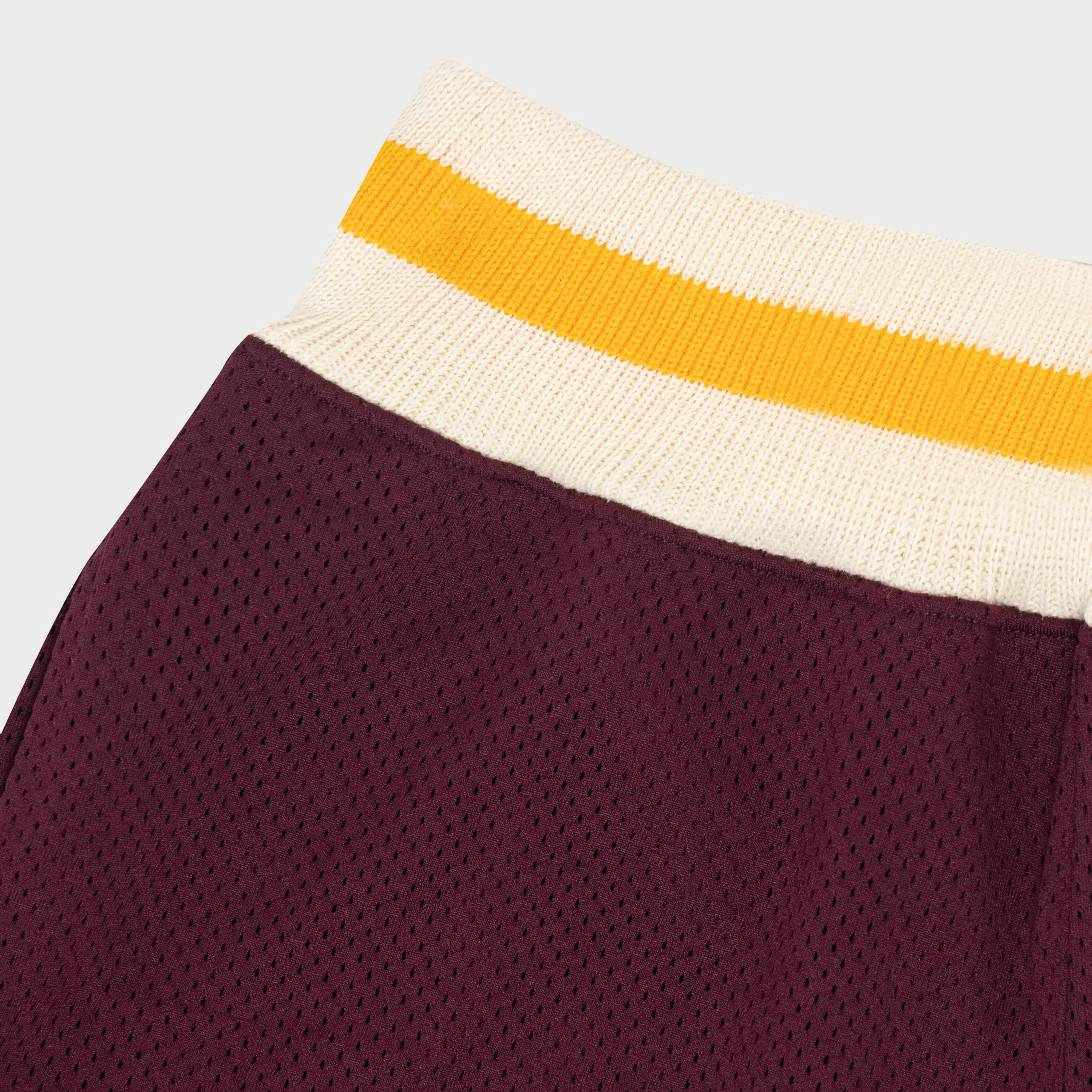 Mesh B-Ball Shorts (Maroon)