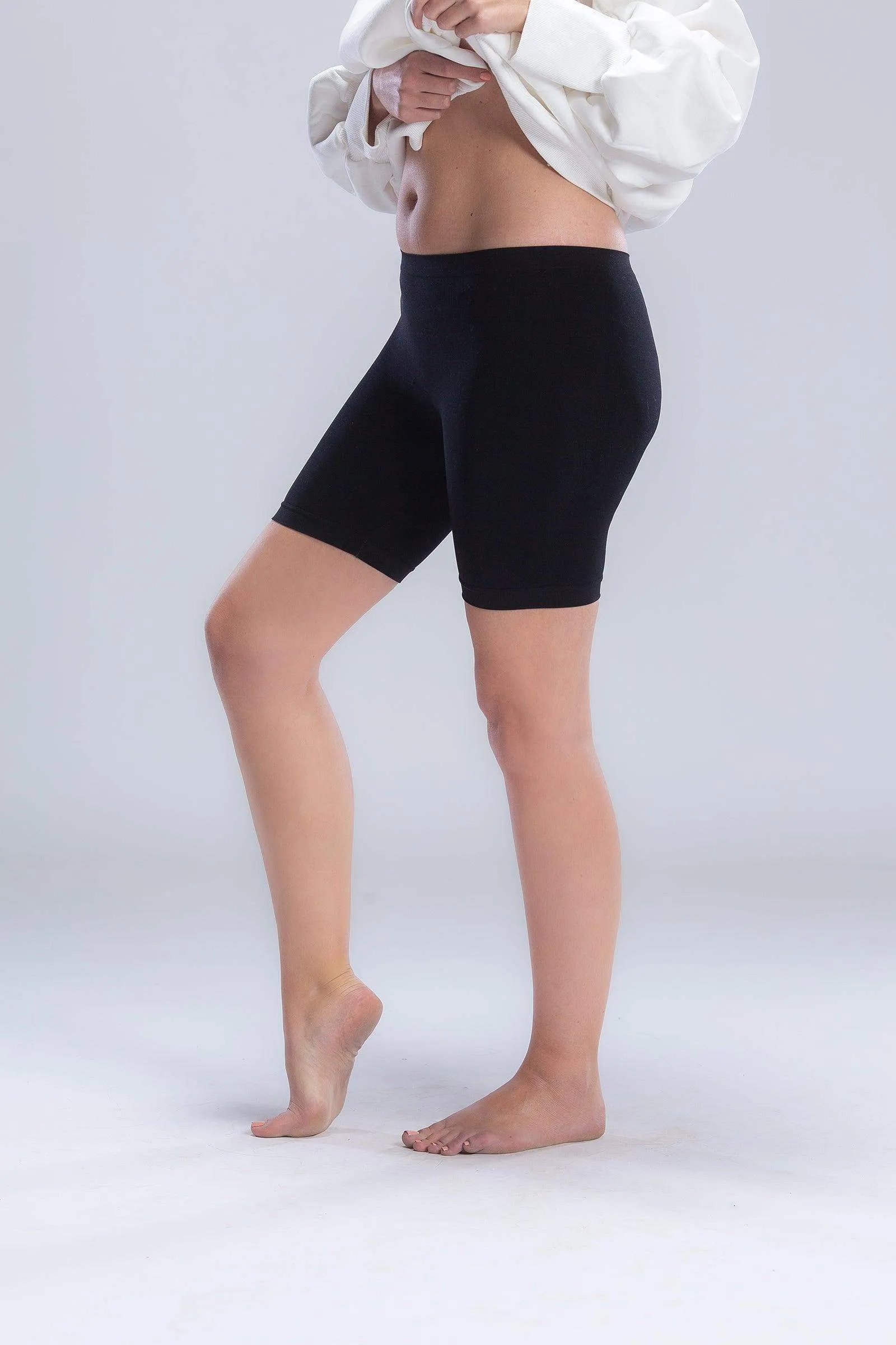 Microfiber Mid-Thigh Shorts (Pack of 3)