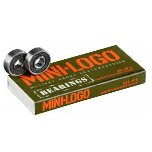 Mini Logo Series 3 Skateboard Bearings - 8mm (Set of 8)