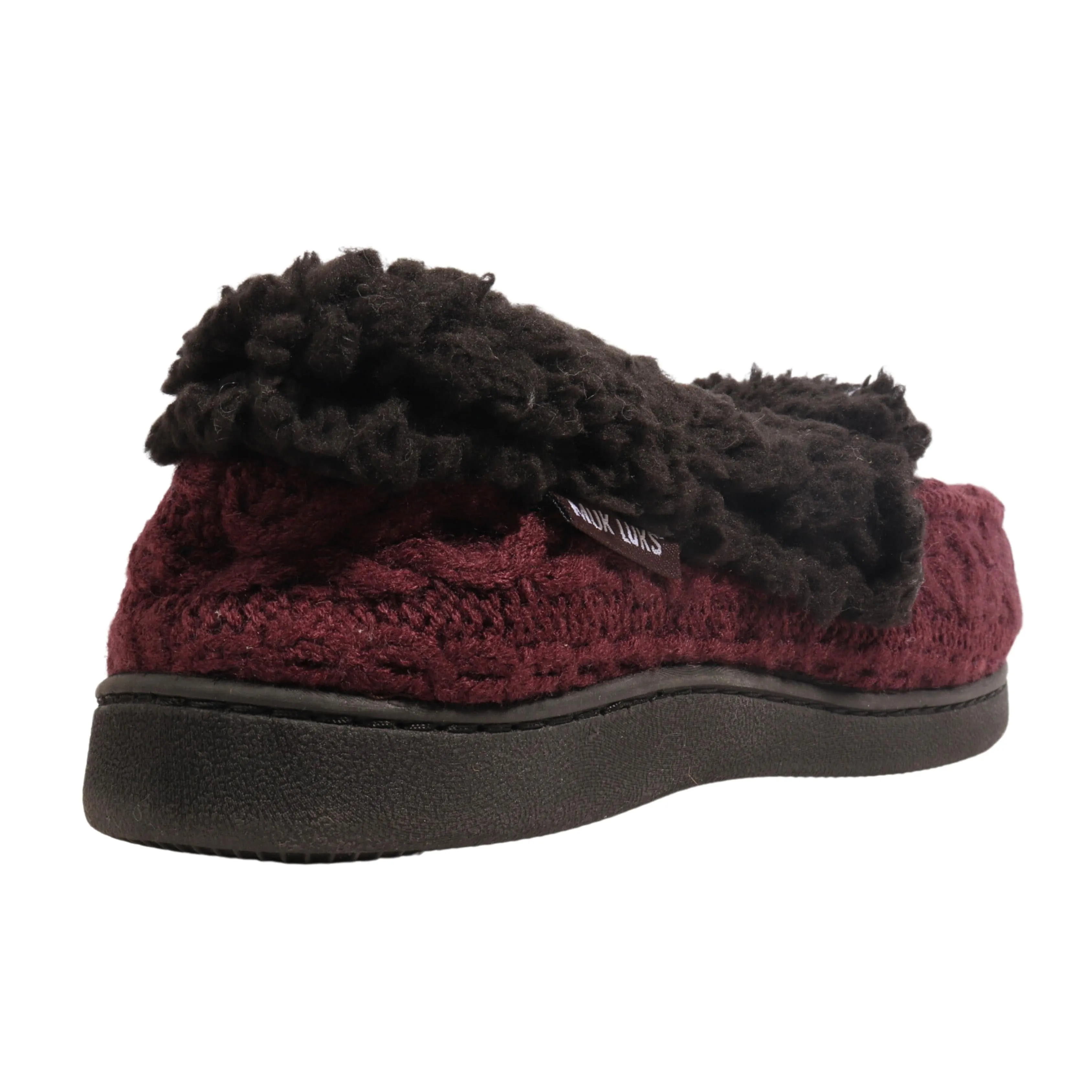 MUK LUKS -  Aubergine Anais Moccasin SlippeR