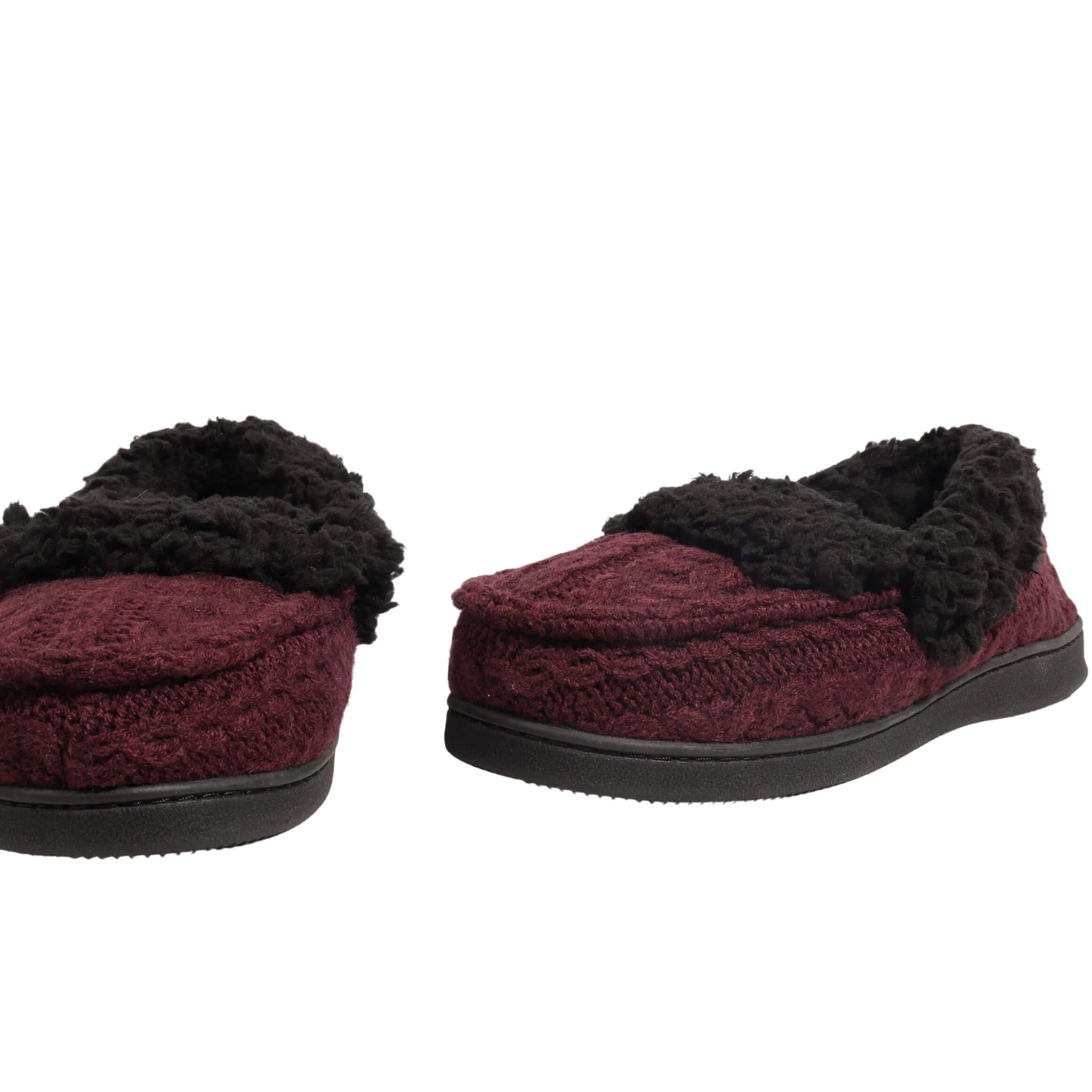 MUK LUKS -  Aubergine Anais Moccasin SlippeR