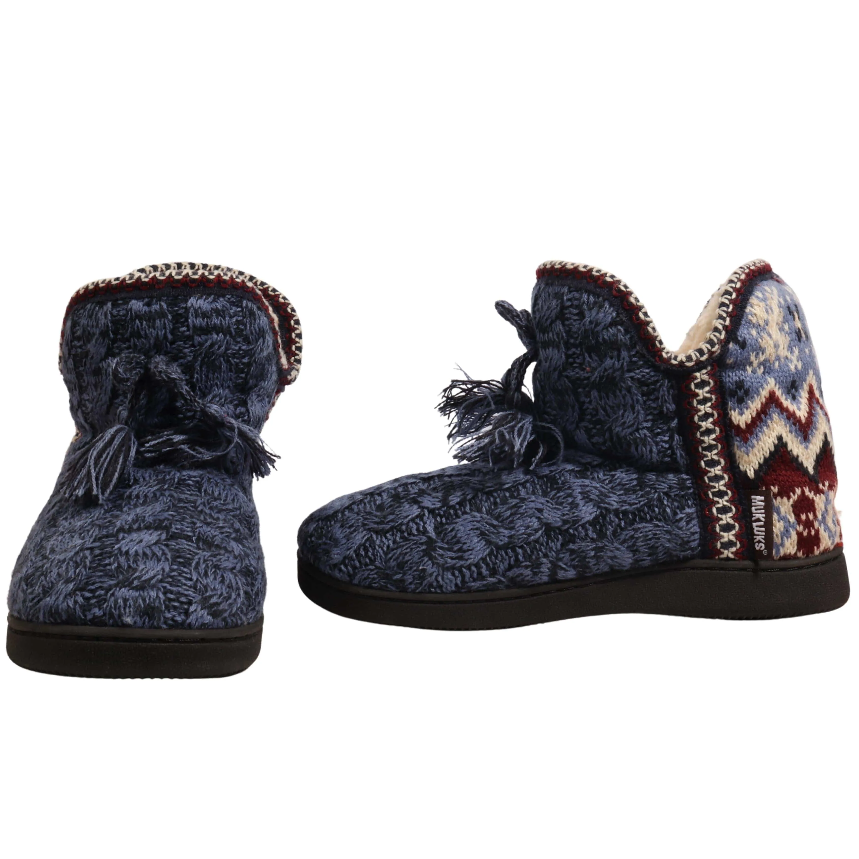 MUK LUKS - Slipper Boots Wool Knit Fur House