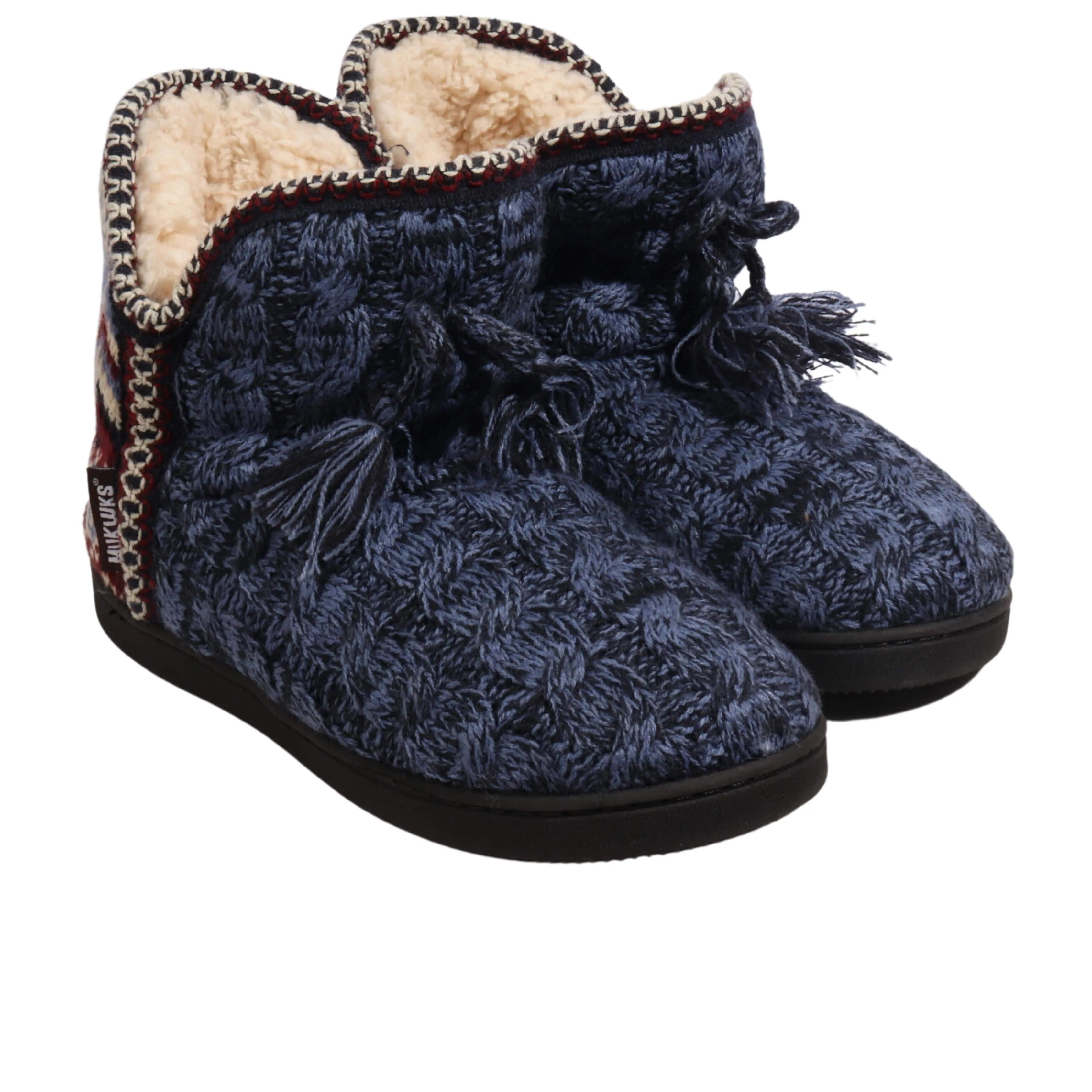 MUK LUKS - Slipper Boots Wool Knit Fur House