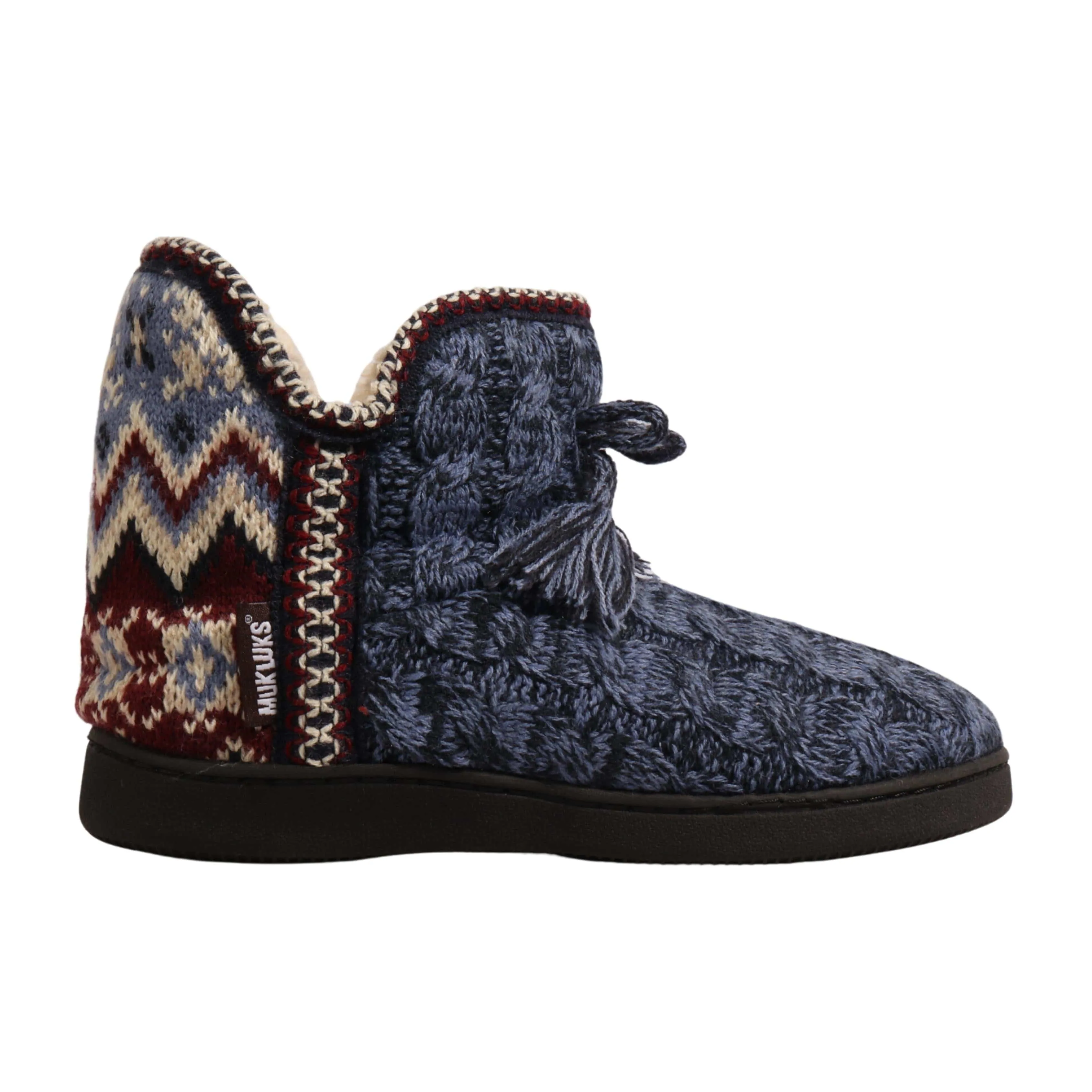 MUK LUKS - Slipper Boots Wool Knit Fur House