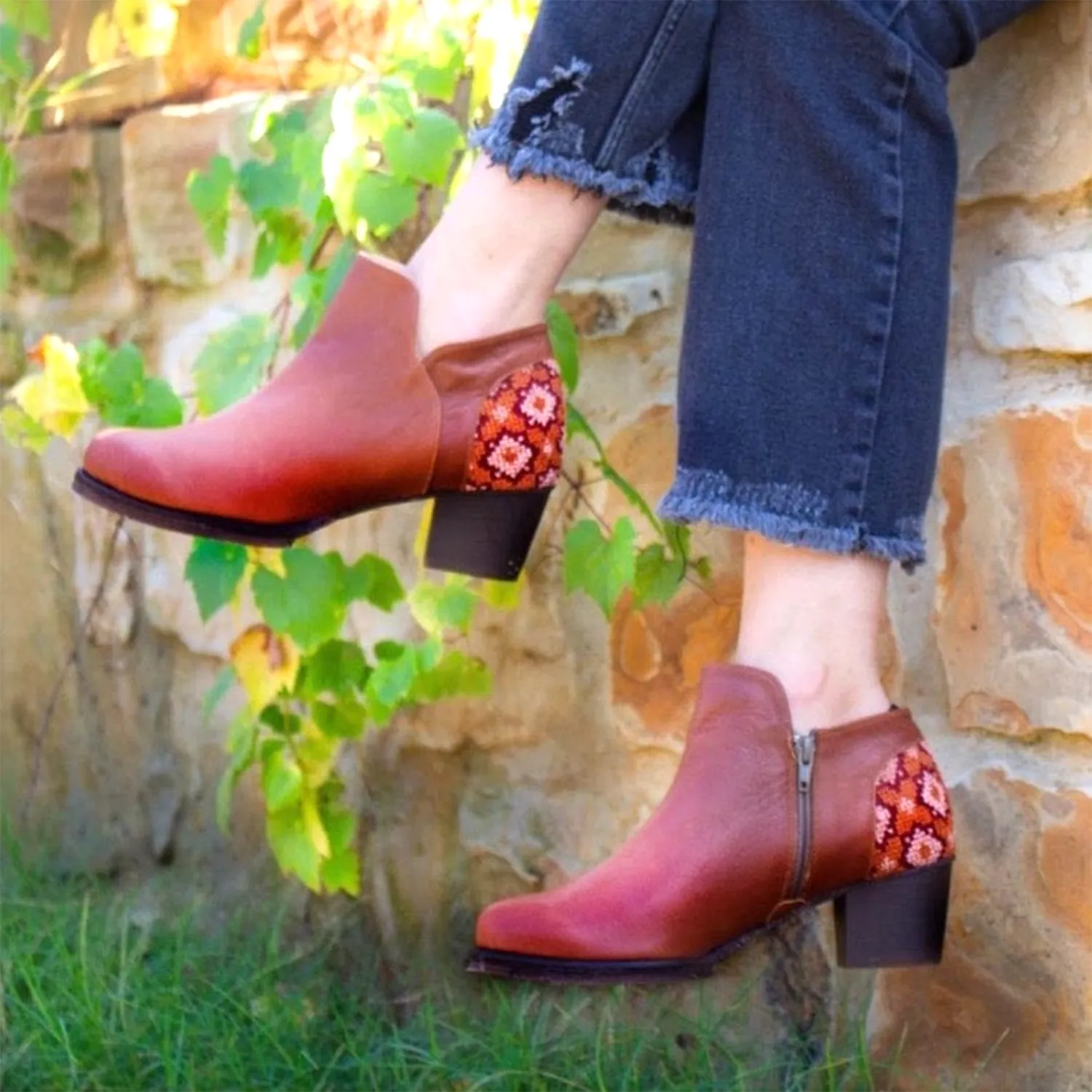 Nasrin Ankle Boot - Brown (Size 36 - US 6)