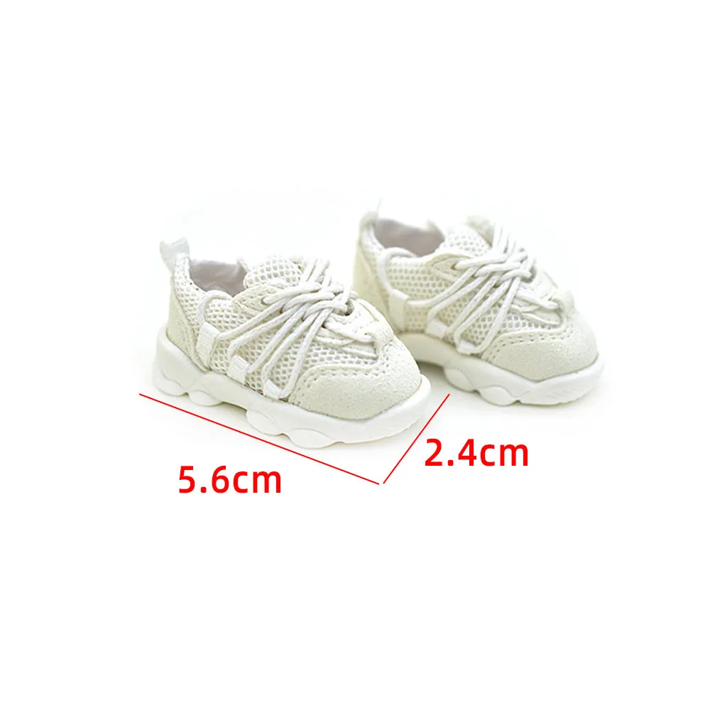 niannyyhouse 15cm Plush Doll Shoes 1/6BJD Sneakers 30cm Ball Jointed Dolls Accessories Dress Up