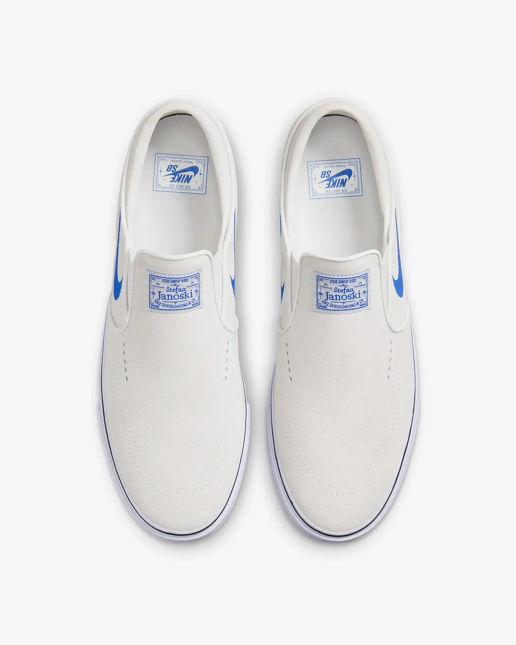 Nike SB Janoski  Slip - (Summit White/Hyper Royal)