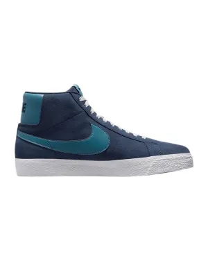 Nike SB Zoom Blazer Mid - Midnight Navy / Noise Aqua