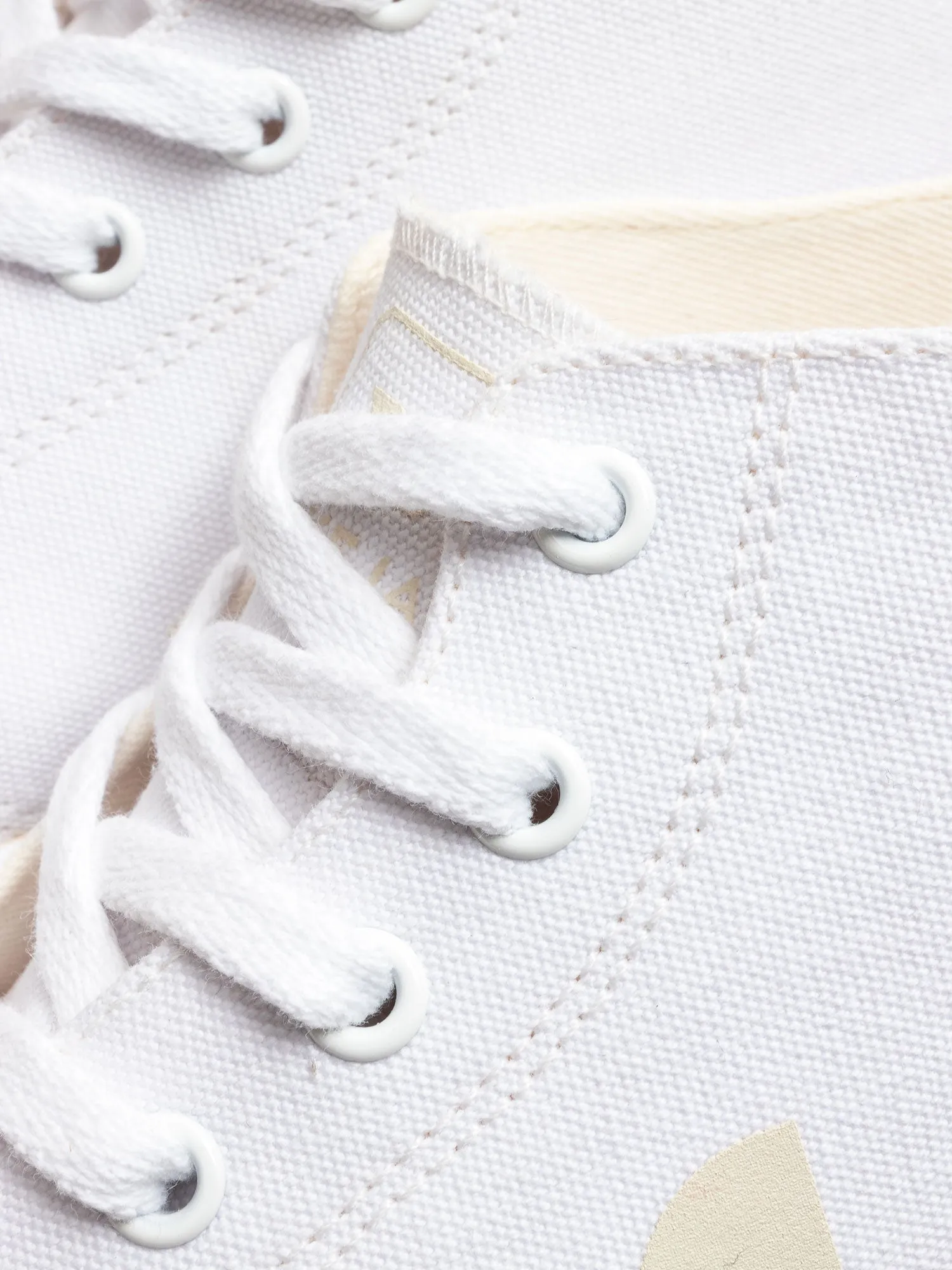 Nova HT Canvas Sneaker in White Butter-Sole