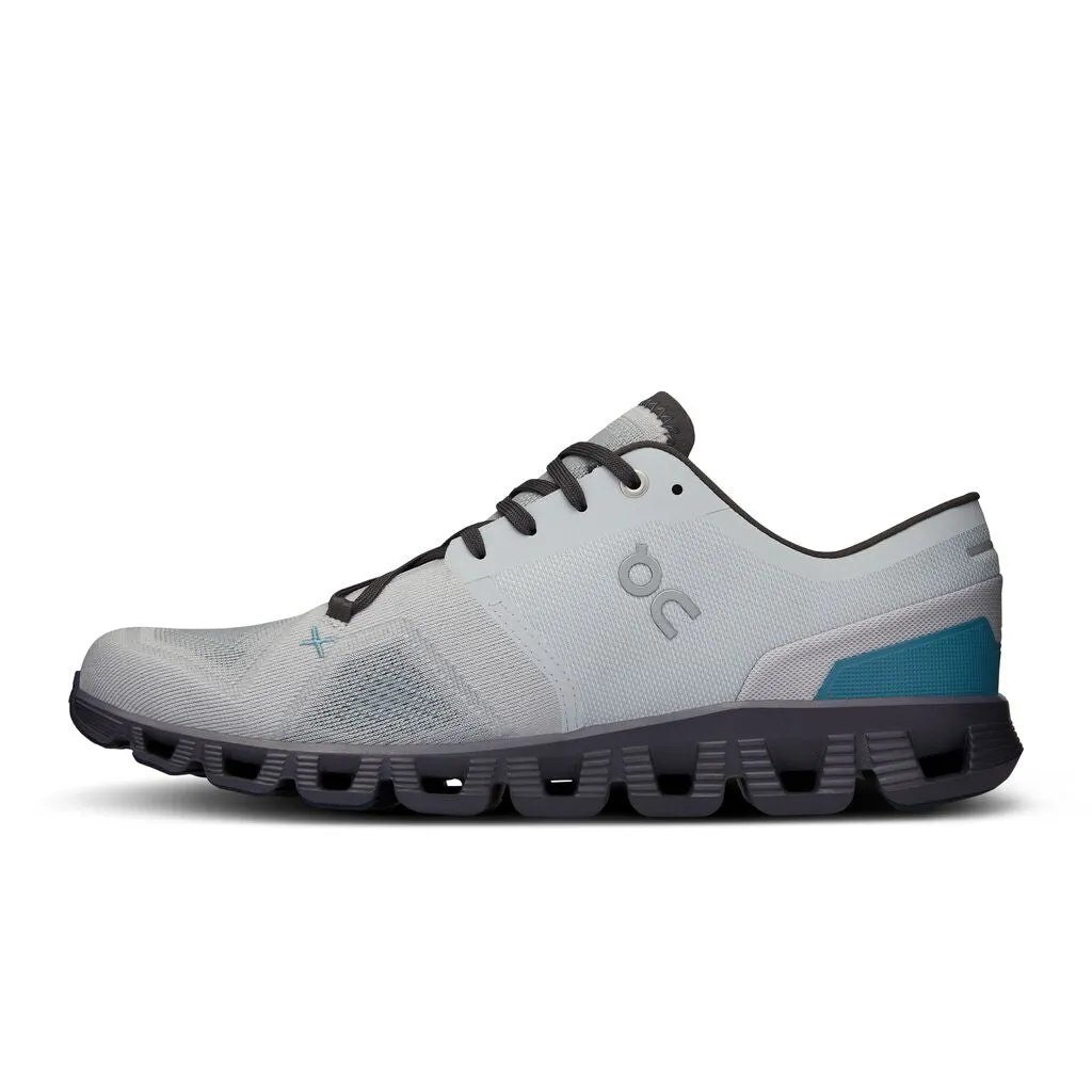 On Running Cloud X 3 (Mens) - Glacier/Iron